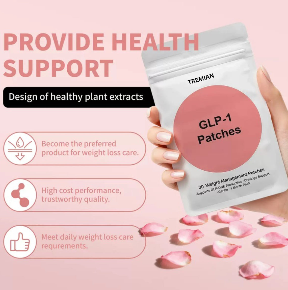 Tremian™ weight loss patches